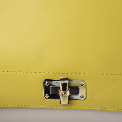 Lanvin Goatskin Happy Edgy Medium Jaune White 13 of 18