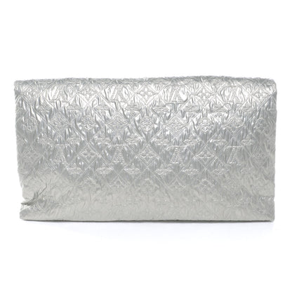 Louis Vuitton Jacquard Quilted Monogram Limelight Clutch GM Perle 3 of 7