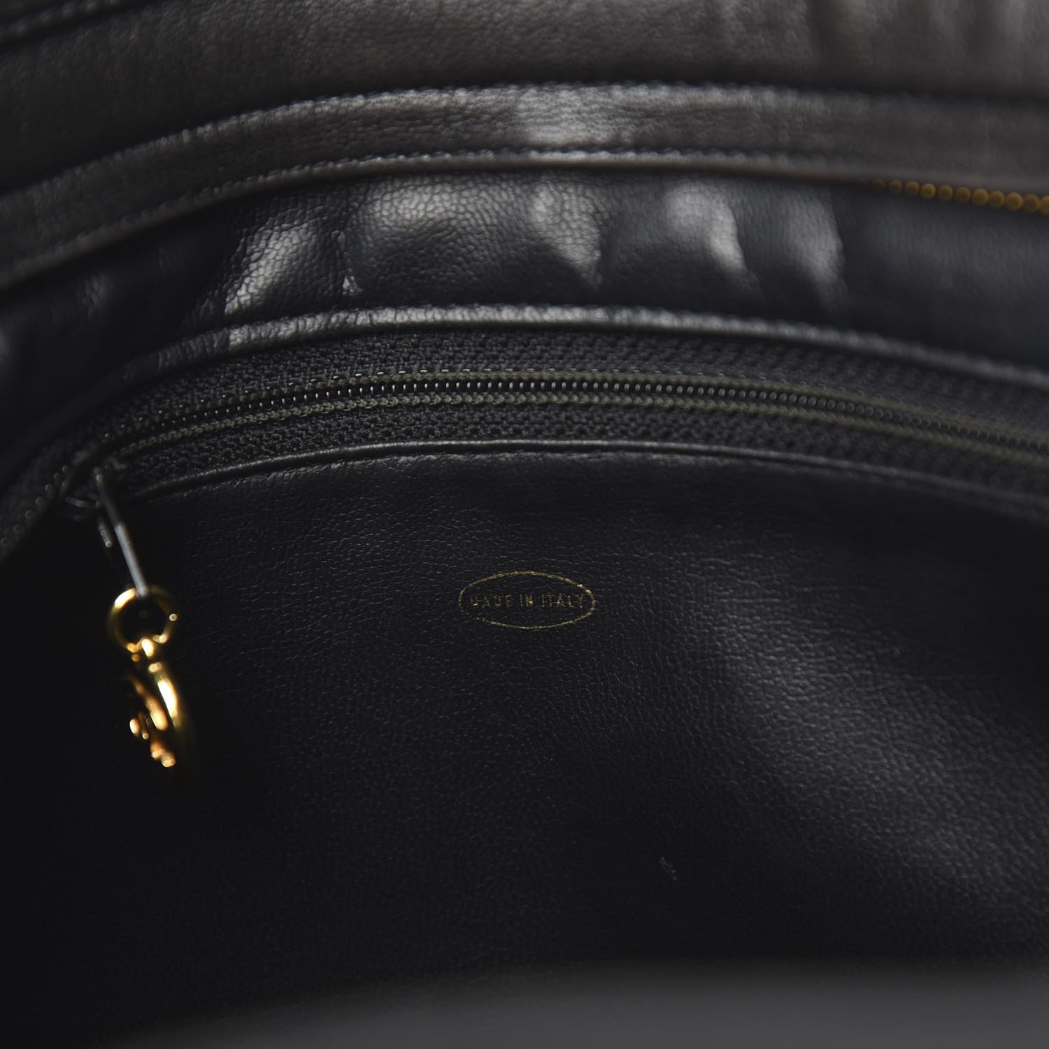 Chanel Lambskin CC Shoulder Bag Black 6 of 14