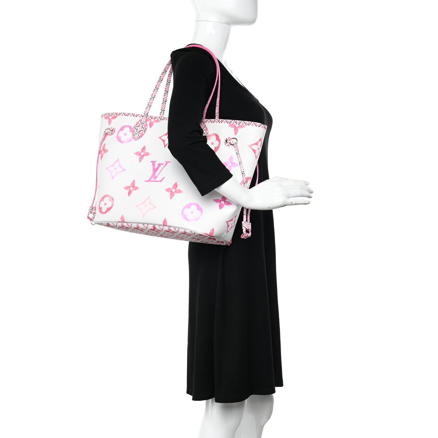 Louis Vuitton Monogram Giant By The Pool 2.0 Neverfull MM Rose 2 of 9