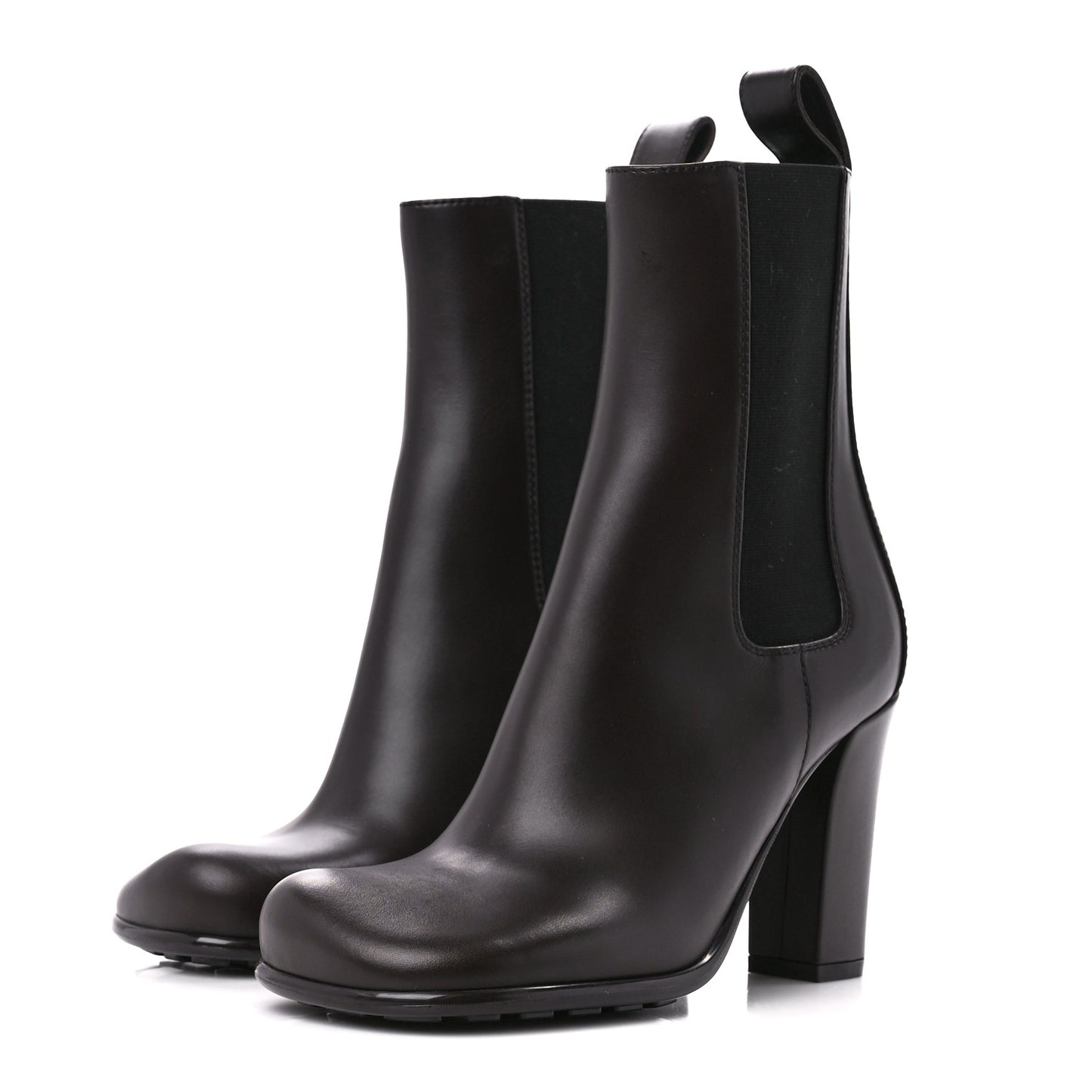 Calfskin Storm Chelsea Boots 35.5 Brown