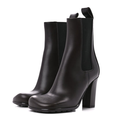 Bottega Veneta Calfskin Storm Chelsea Boots 35.5 Brown 3 of 7