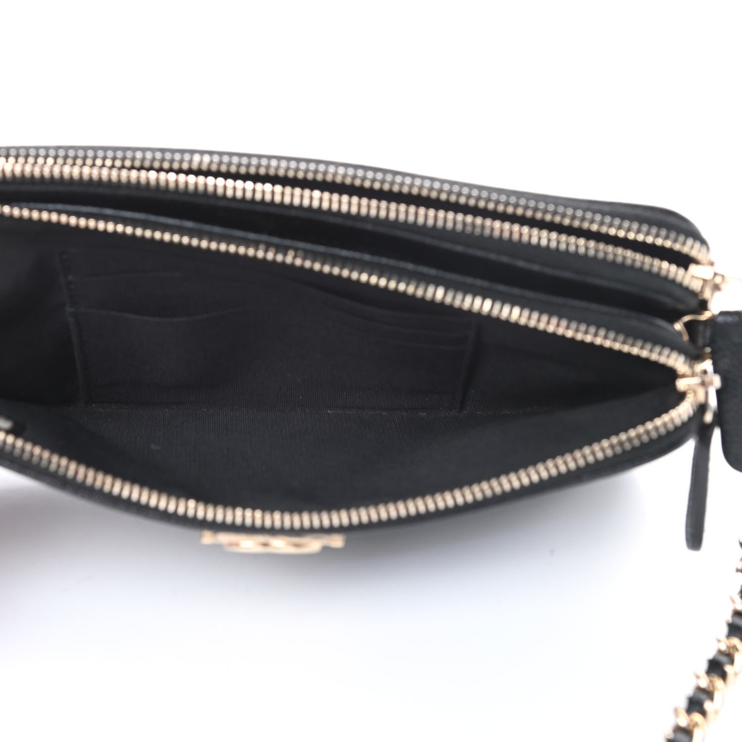 Chanel Caviar Quilted Small Boy Clutch With Chain Black 7 of 17