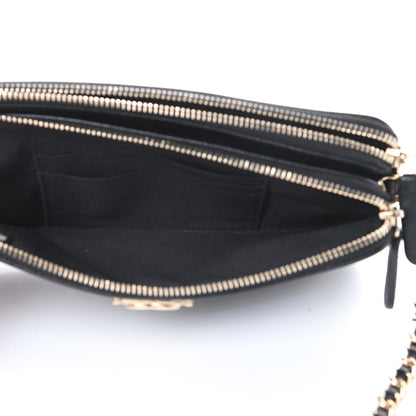 Chanel Caviar Quilted Small Boy Clutch With Chain Black 7 of 17