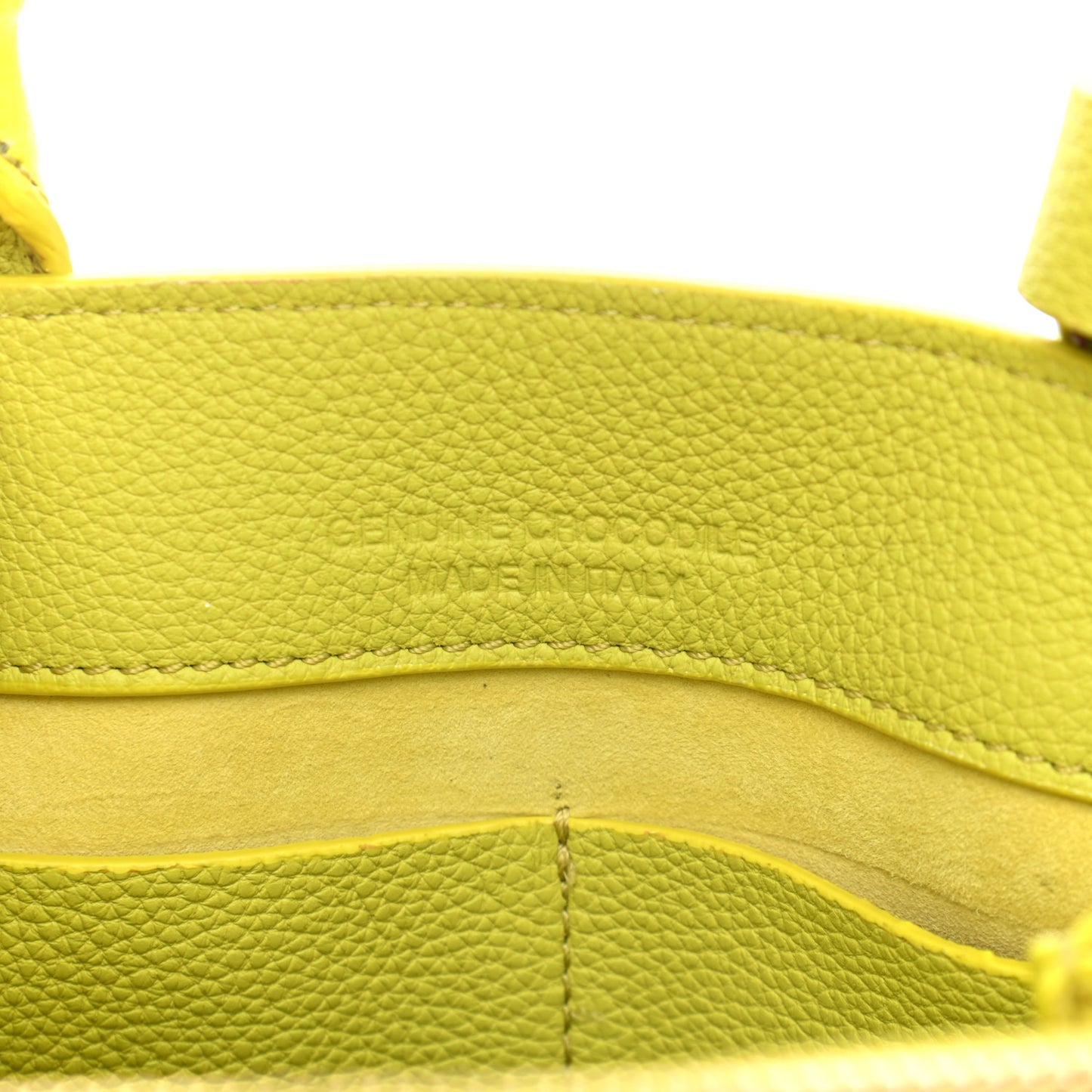 Calfskin Crocodile Mini Cristie Satchel Lime