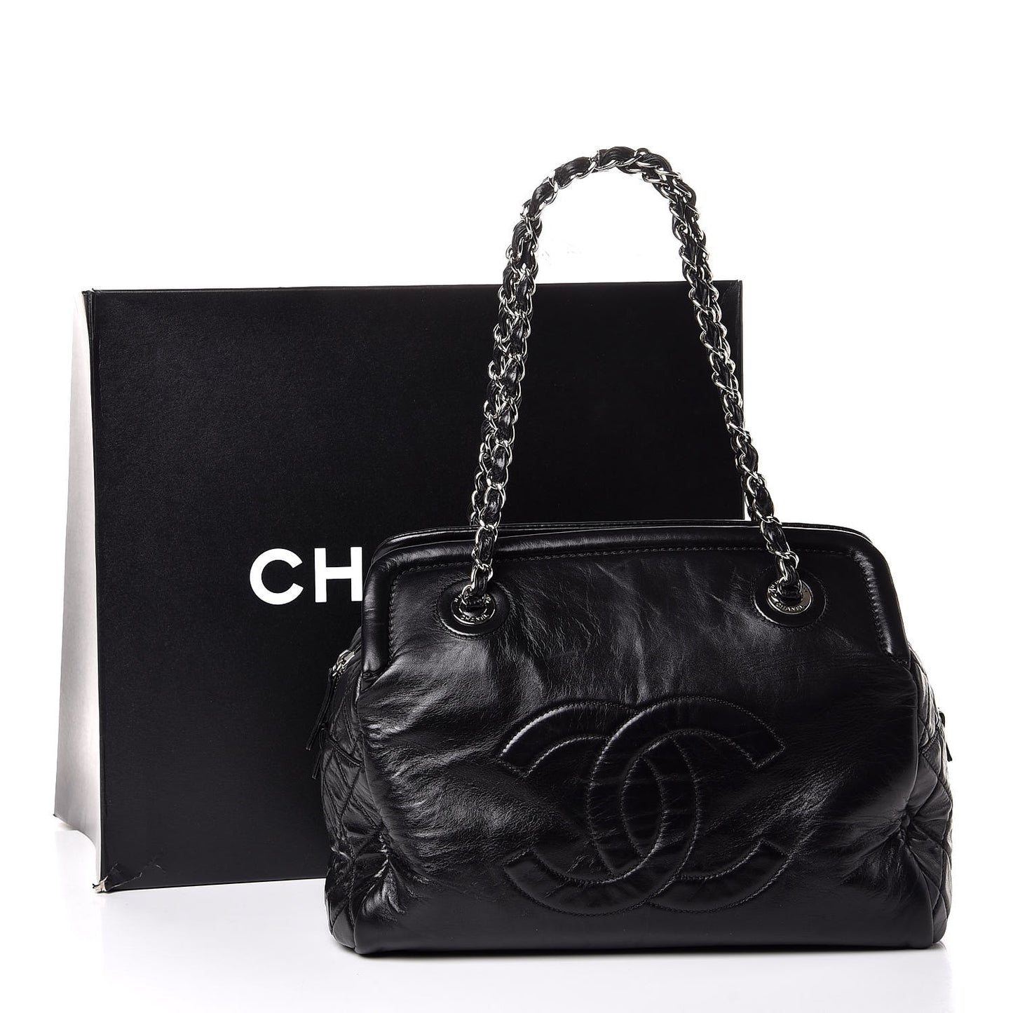 Lambskin Timeless CC Tote Black