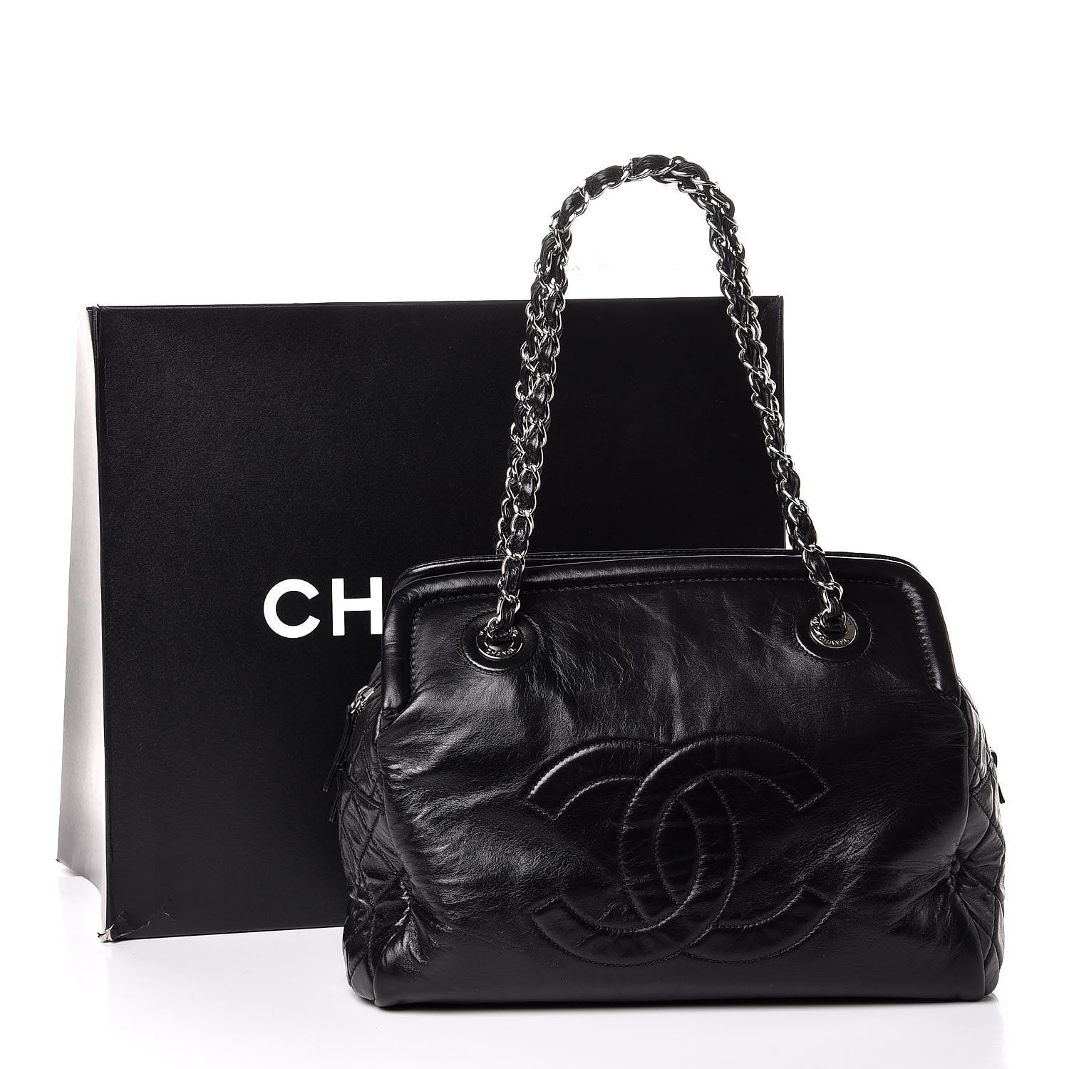 Chanel Lambskin Timeless CC Tote Black 8 of 8