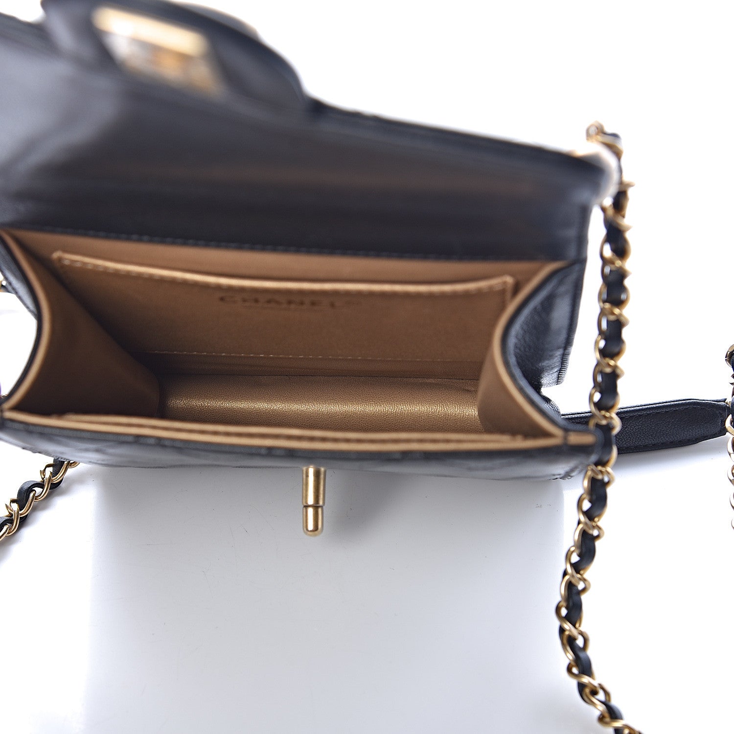 Chanel Lambskin Quilted Chic Pearls Flap Black 5 of 9