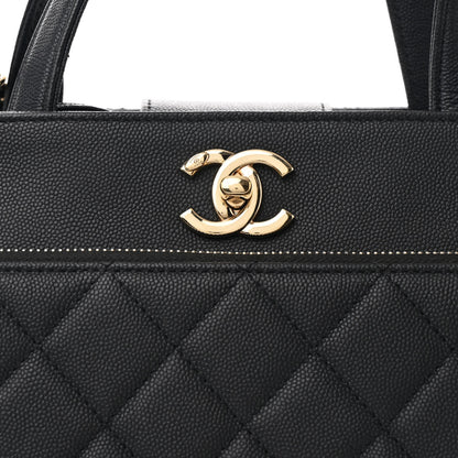 Chanel Caviar Quilted Large Business Affinity Shopping Bag Black 8 of 12