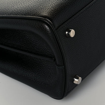 Gucci Grainy Calfskin Small Zumi Top Handle Bag Black 11 of 13