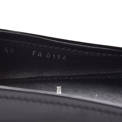 Louis Vuitton Patent Calfskin Oxford Ballerina Flats 40 Black 8 of 10