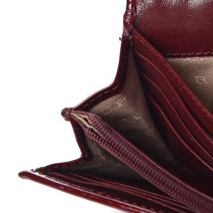 Burberry Nova Check Heart Wallet Berry Red 8 of 10
