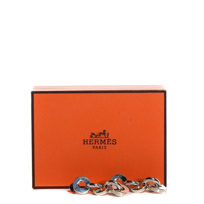 Hermes Sterling Silver Link Earrings 6 of 6