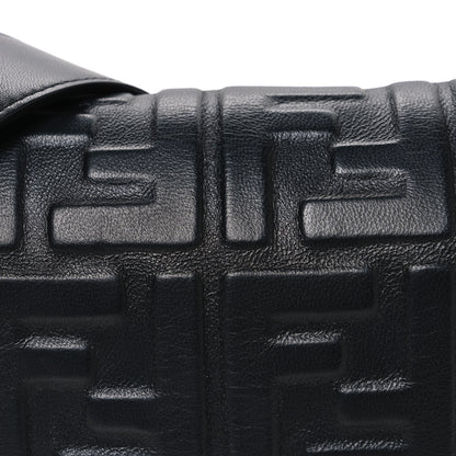 Fendi Nappa FF 1974 Embossed Baguette Black 8 of 10