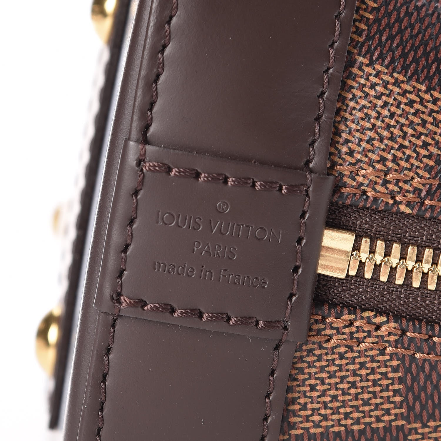 Louis Vuitton Damier Ebene Alma BB 6 of 9