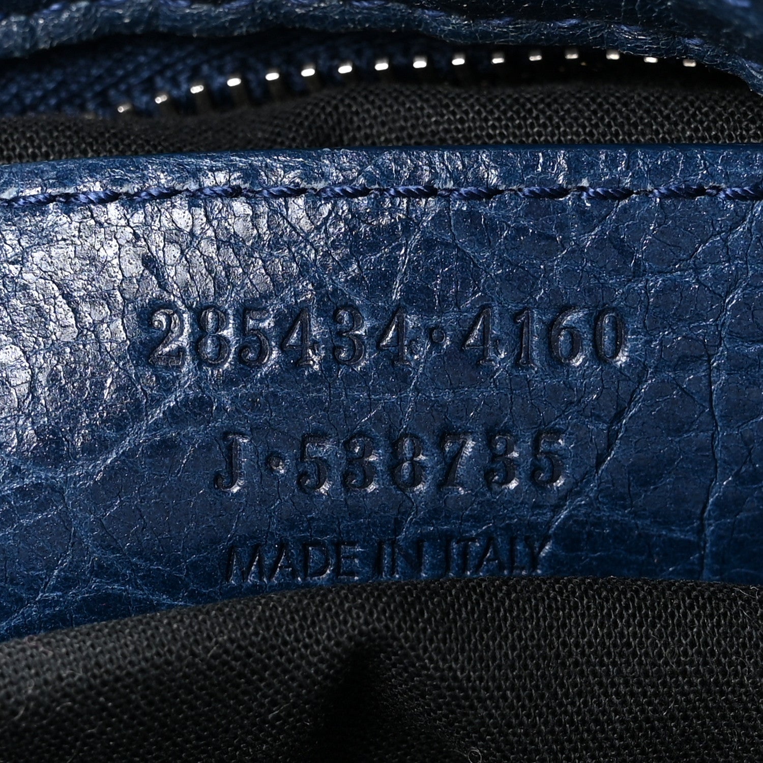 Balenciaga Agneau Giant 12 Silver Hardware Town Bleu Mineral 8 of 17