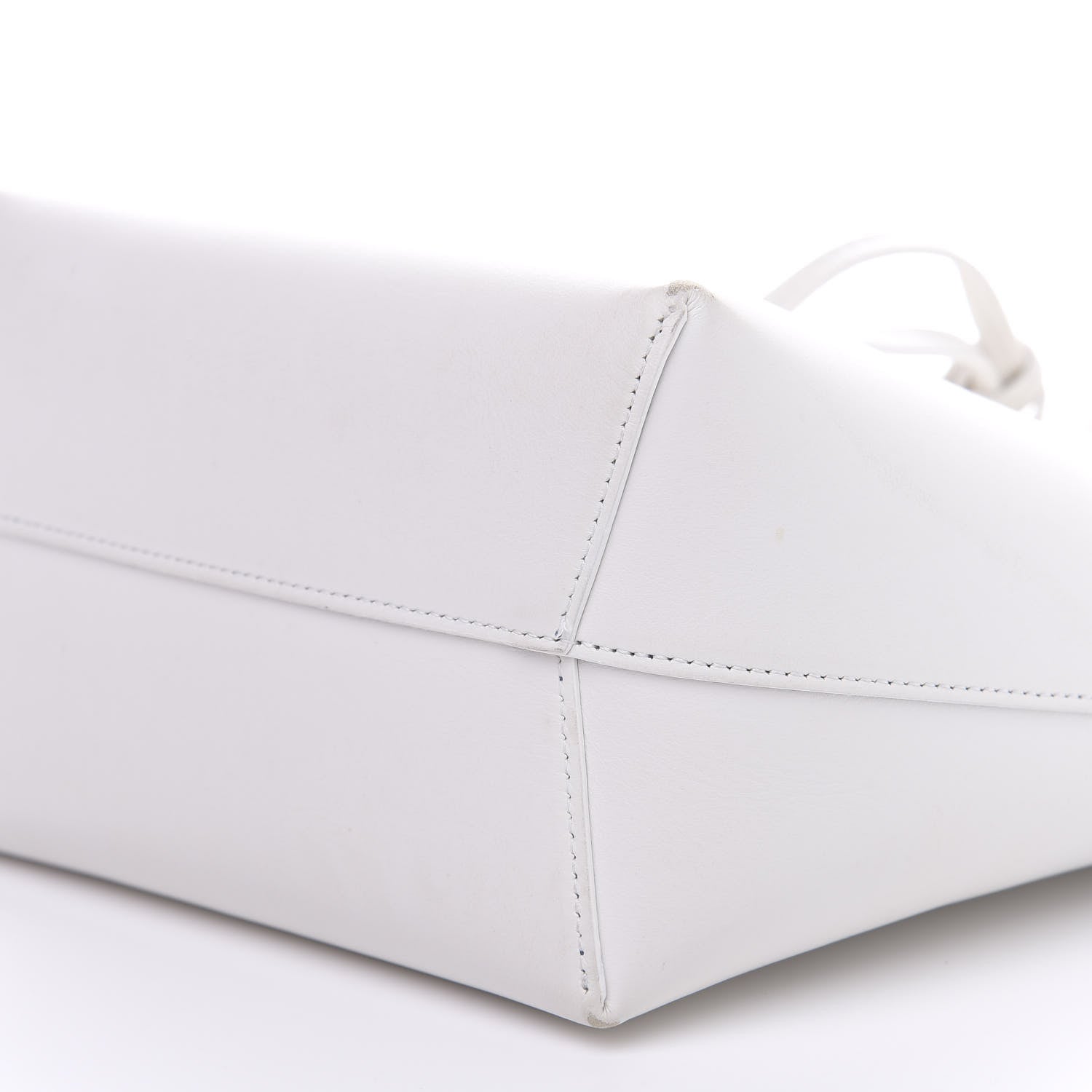 Mansur Gavriel Calfskin Mini Bucket Bag White 9 of 11