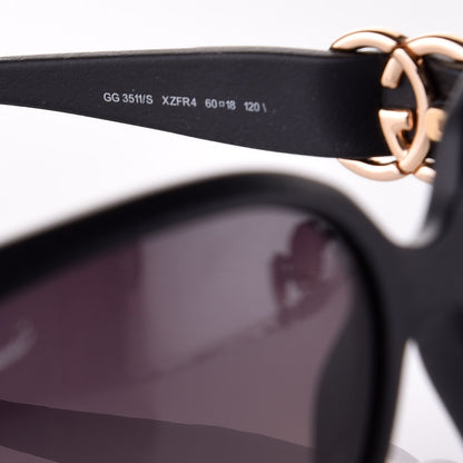 Gucci GG Buckle Sunglasses GG 3511/S Black 5 of 8