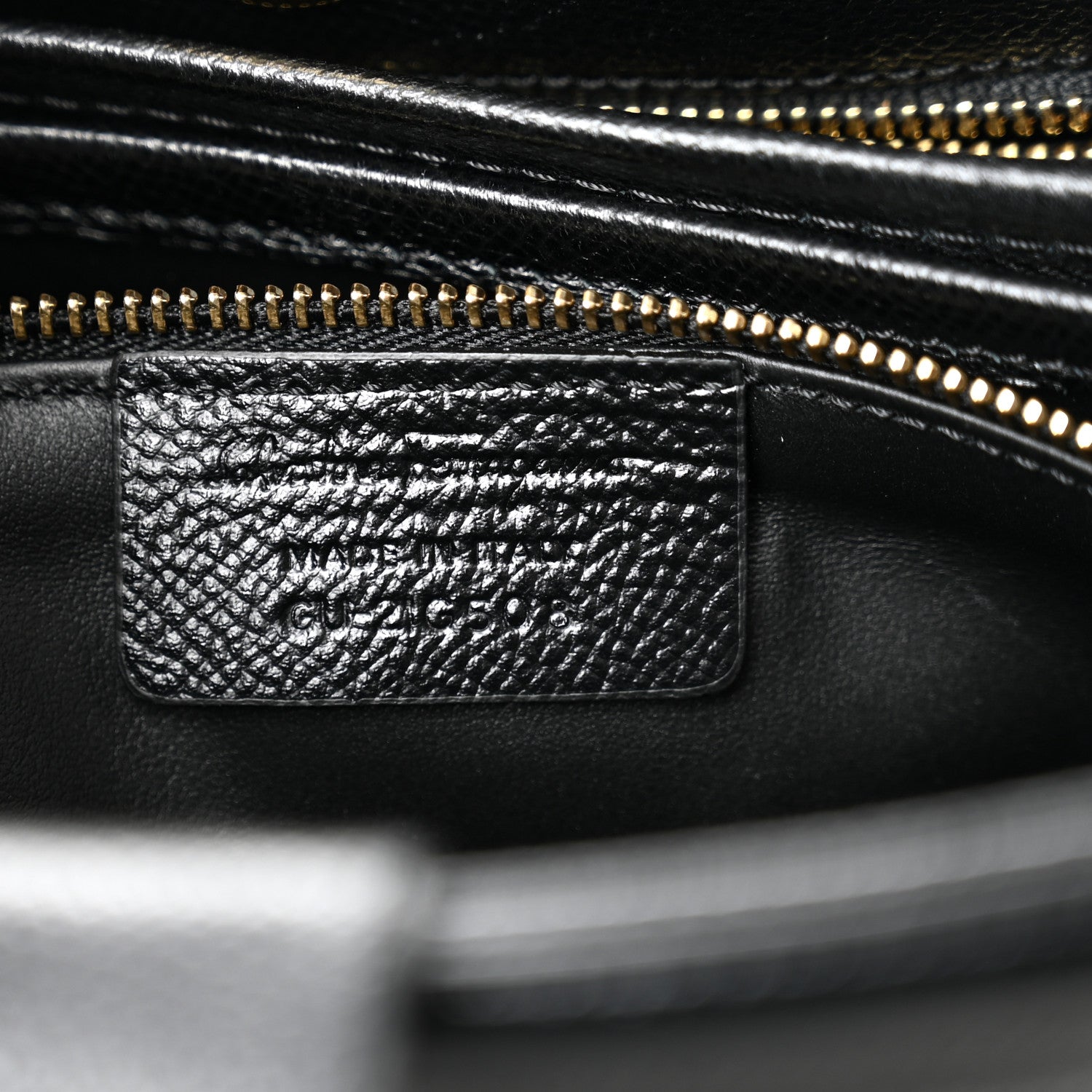 Salvatore Ferragamo Hammered Calfskin Vara Bow Chain Tote Black 7 of 10