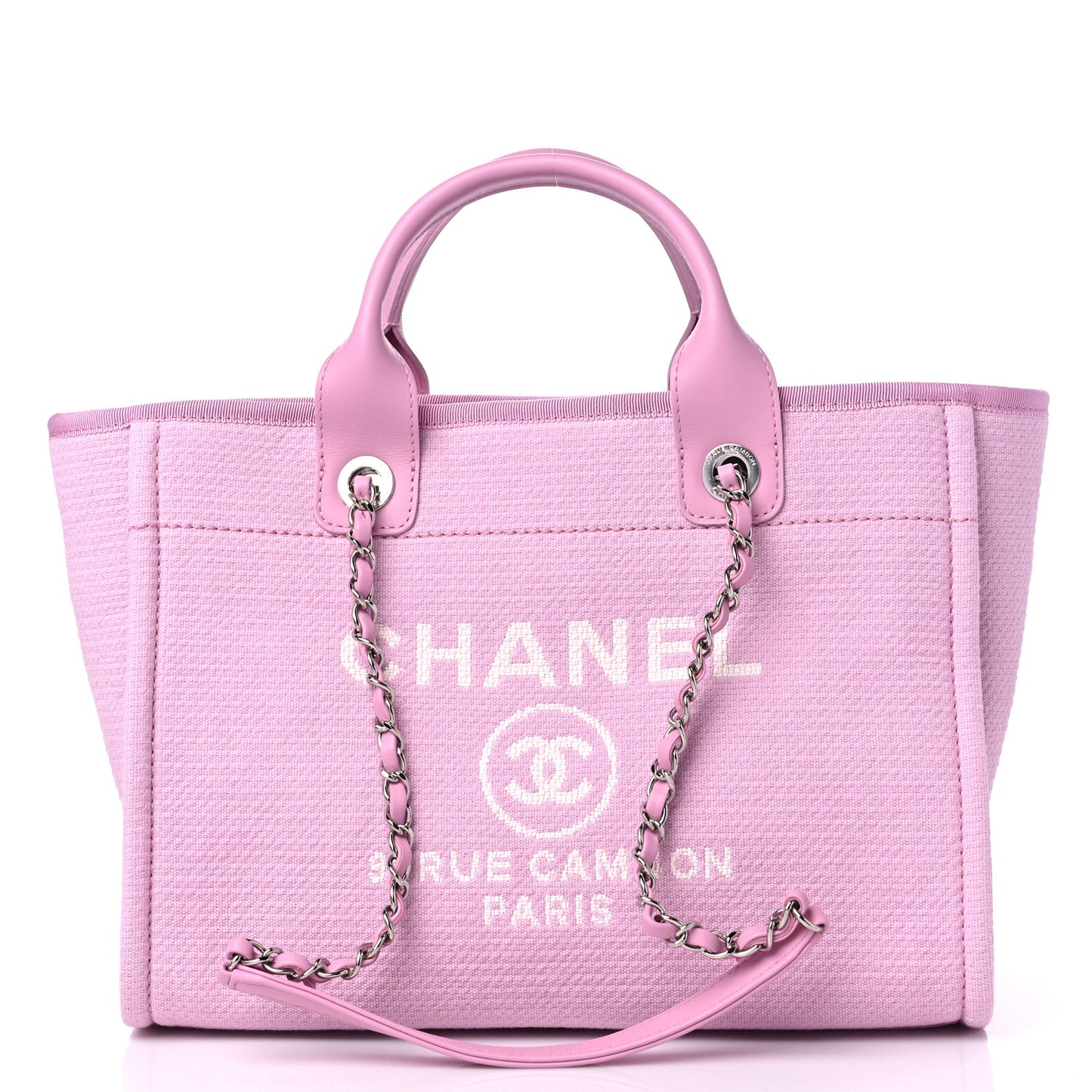 Mixed Fibers Small Deauville Tote Pink