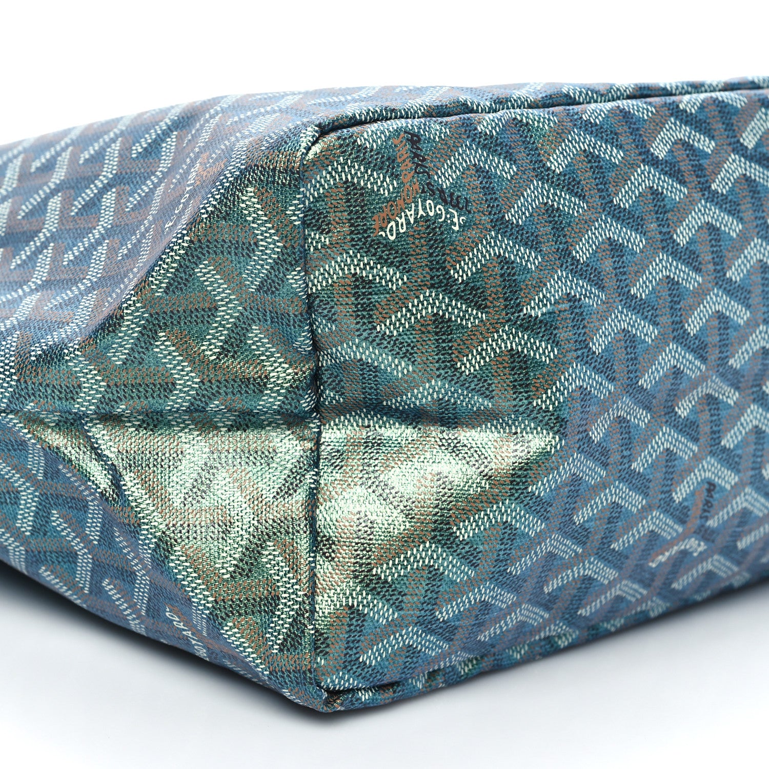 Goyard Iridescent Goyardine Saint Louis PM Pearly Green 9 of 10