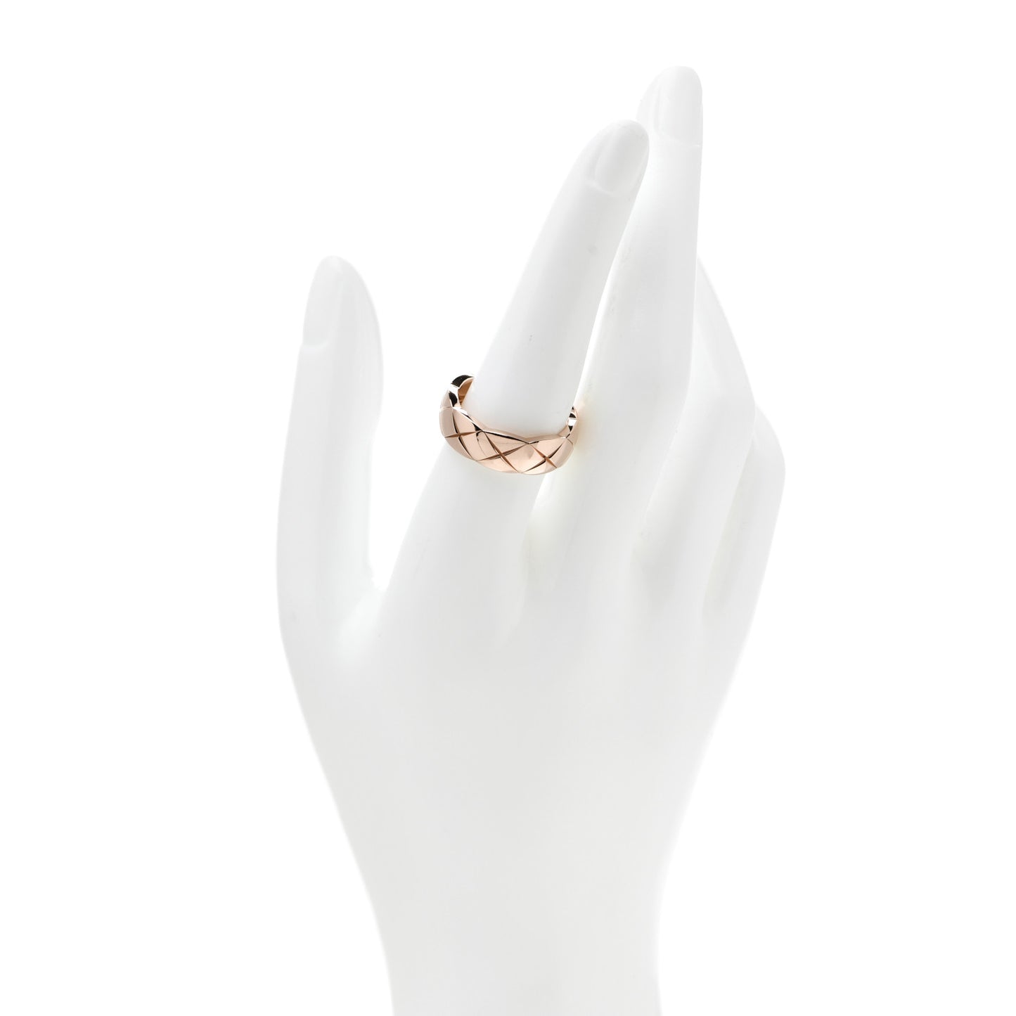 18K Beige Gold Small Coco Crush Ring 57 8