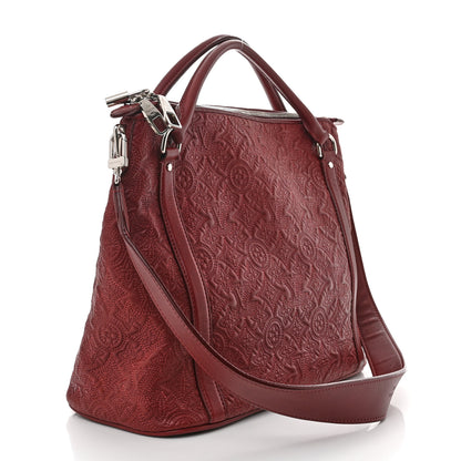Louis Vuitton Monogram Lambskin Antheia IXIA PM Fuchsia 3 of 9