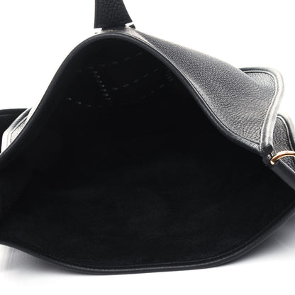 Hermes Taurillon Clemence Evelyne III PM Black 4 of 4