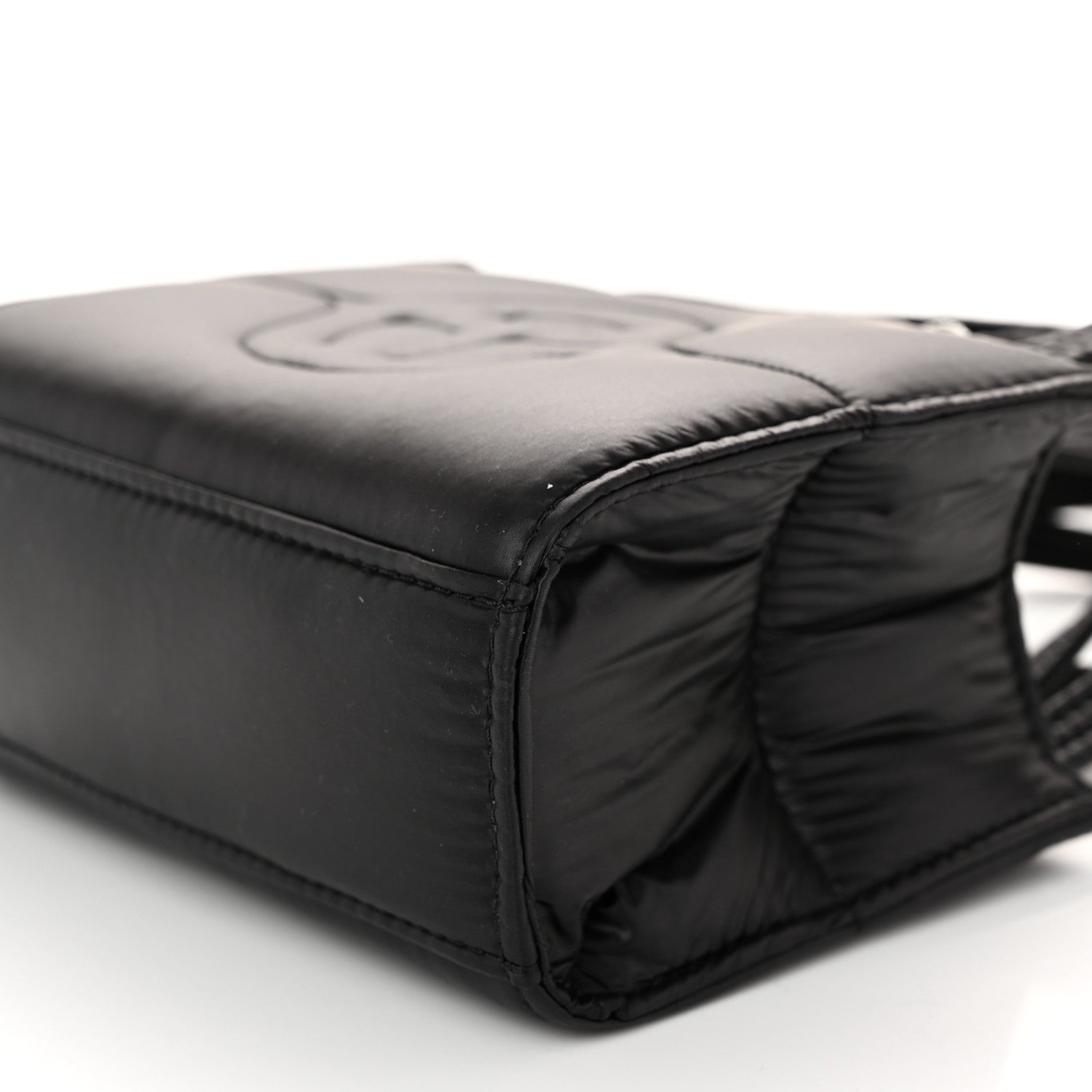 Telfar Nylon Small Puff Shopping Bag Black 9 of 9