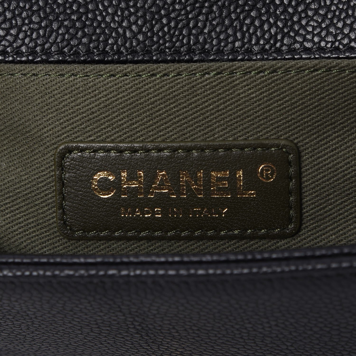 Chanel Caviar Quilted Medium Boy Flap Black 6 of 7