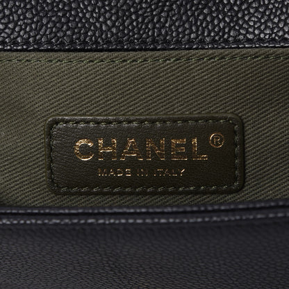Chanel Caviar Quilted Medium Boy Flap Black 6 of 7