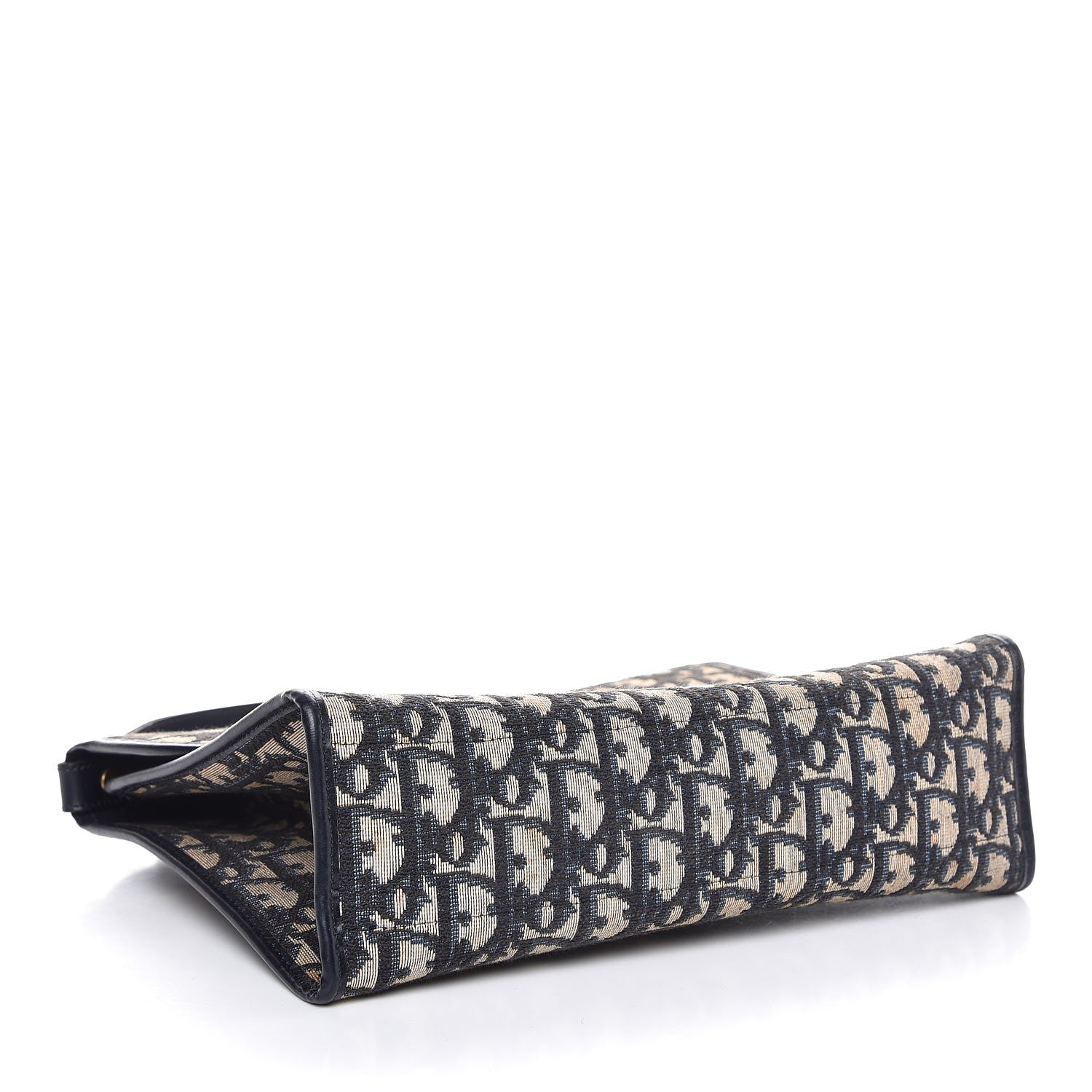 Christian Dior Monogram Shoulder Bag Navy Blue 4 of 8