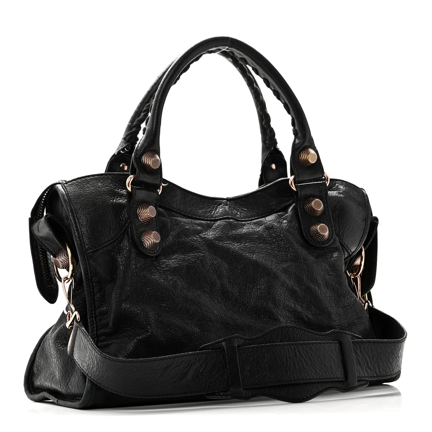 Agneau Giant 21 Rose Gold Hardware City Black