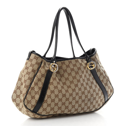Gucci Monogram Medium GG Twins Shoulder Bag Brown 3 of 9