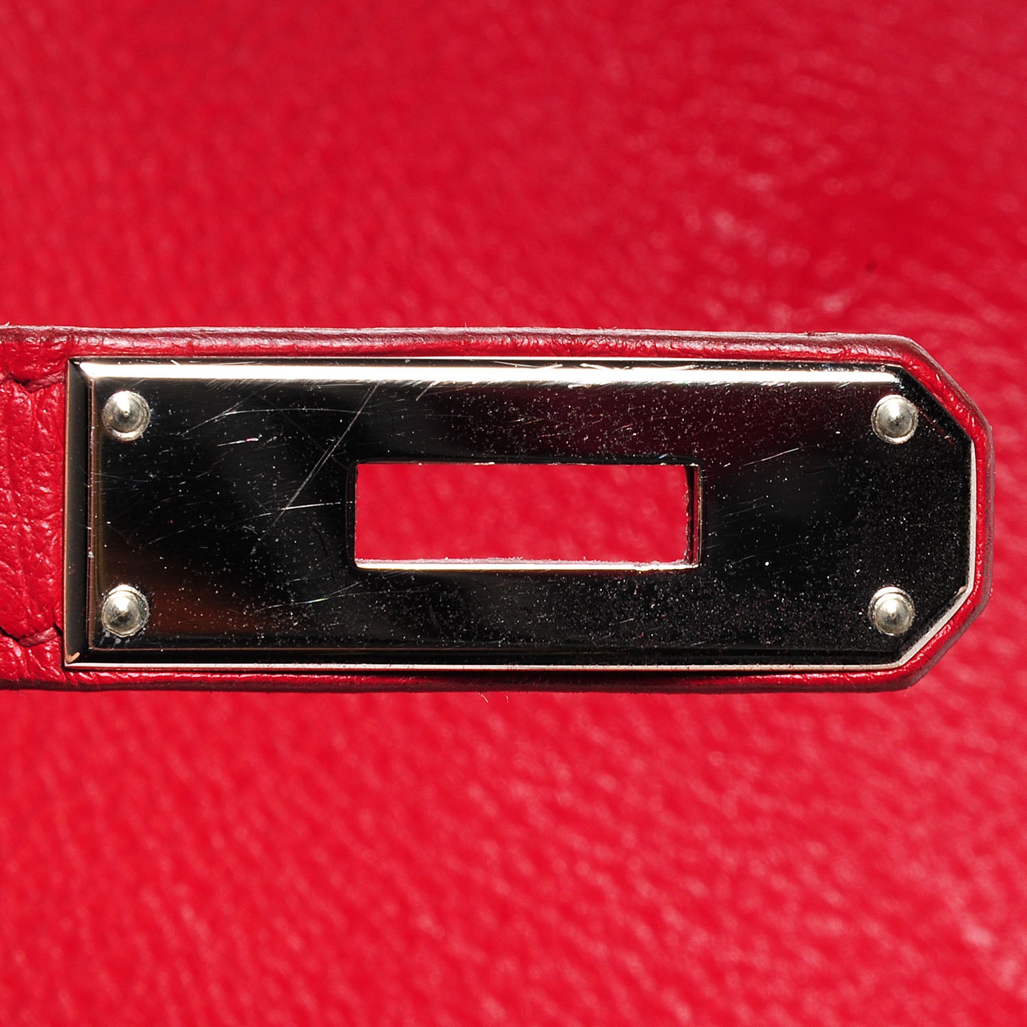 Hermes Taurillon Clemence Kelly Retourne 32 Rouge Garance 14 of 25