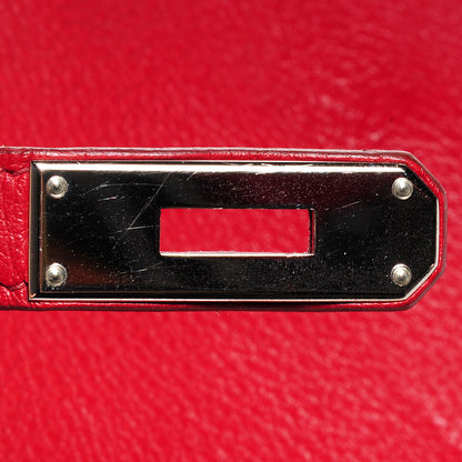Hermes Taurillon Clemence Kelly Retourne 32 Rouge Garance 14 of 25