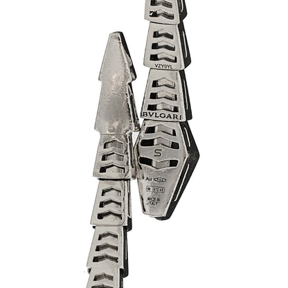 Bulgari 18K White Gold Serpenti Viper Bracelet S 3 of 4