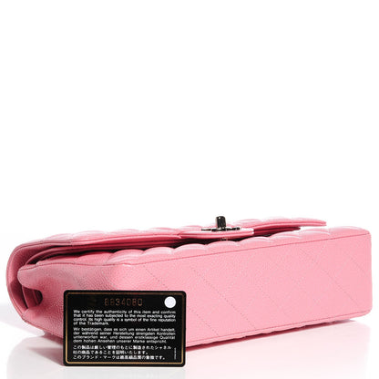 Chanel Caviar Quilted Medium Double Flap Pink 9 of 9