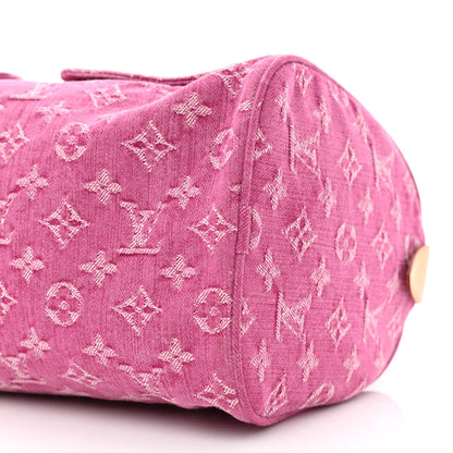 Louis Vuitton Monogram Denim Neo Speedy Fuchsia 10 of 10