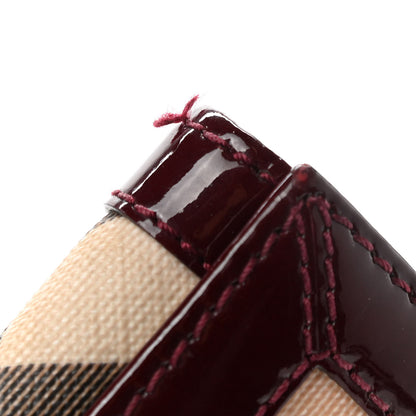 Burberry Nova Check Penrose Continental Wallet Red 5 of 9