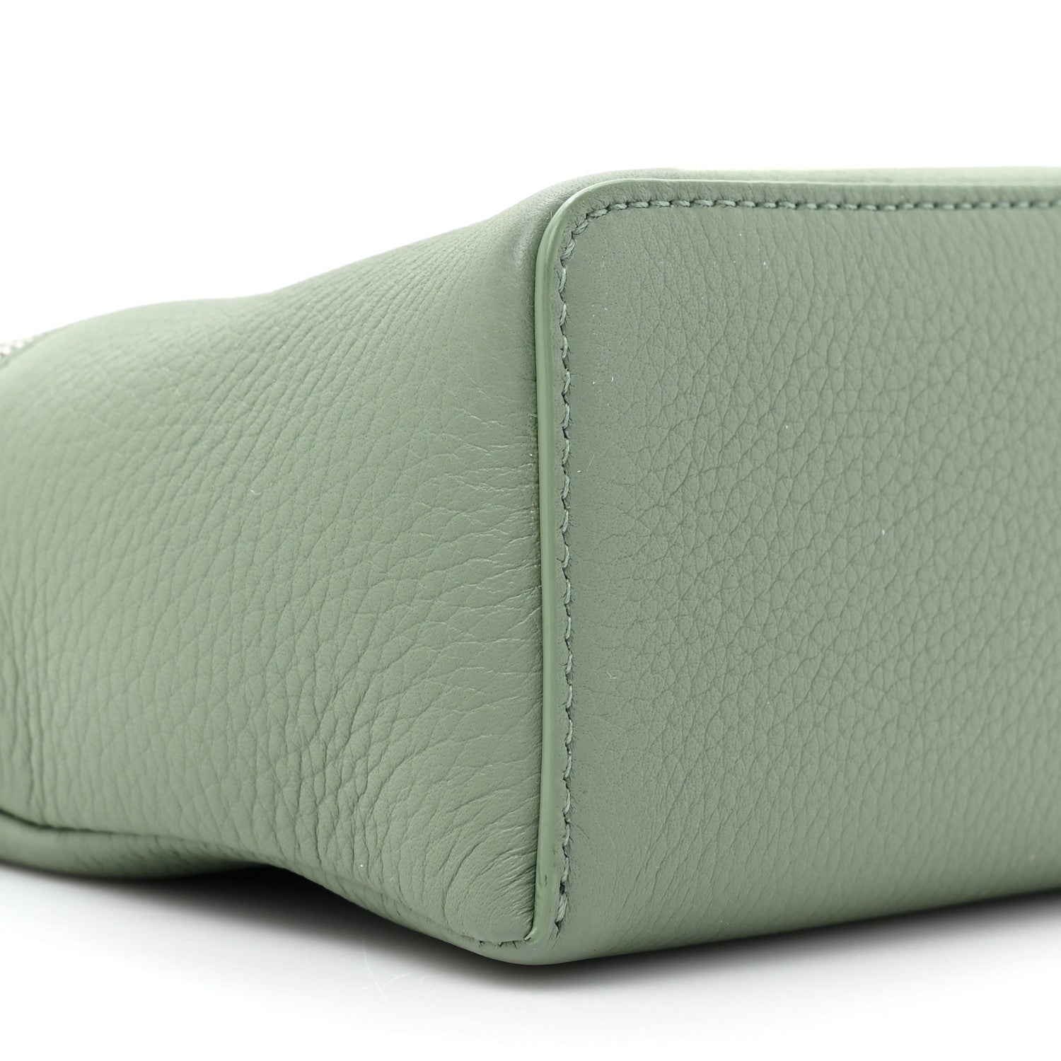 Loro Piana Grained Calfskin L19 Extra Pocket Pouch Sage Brush Leaves 8 of 9