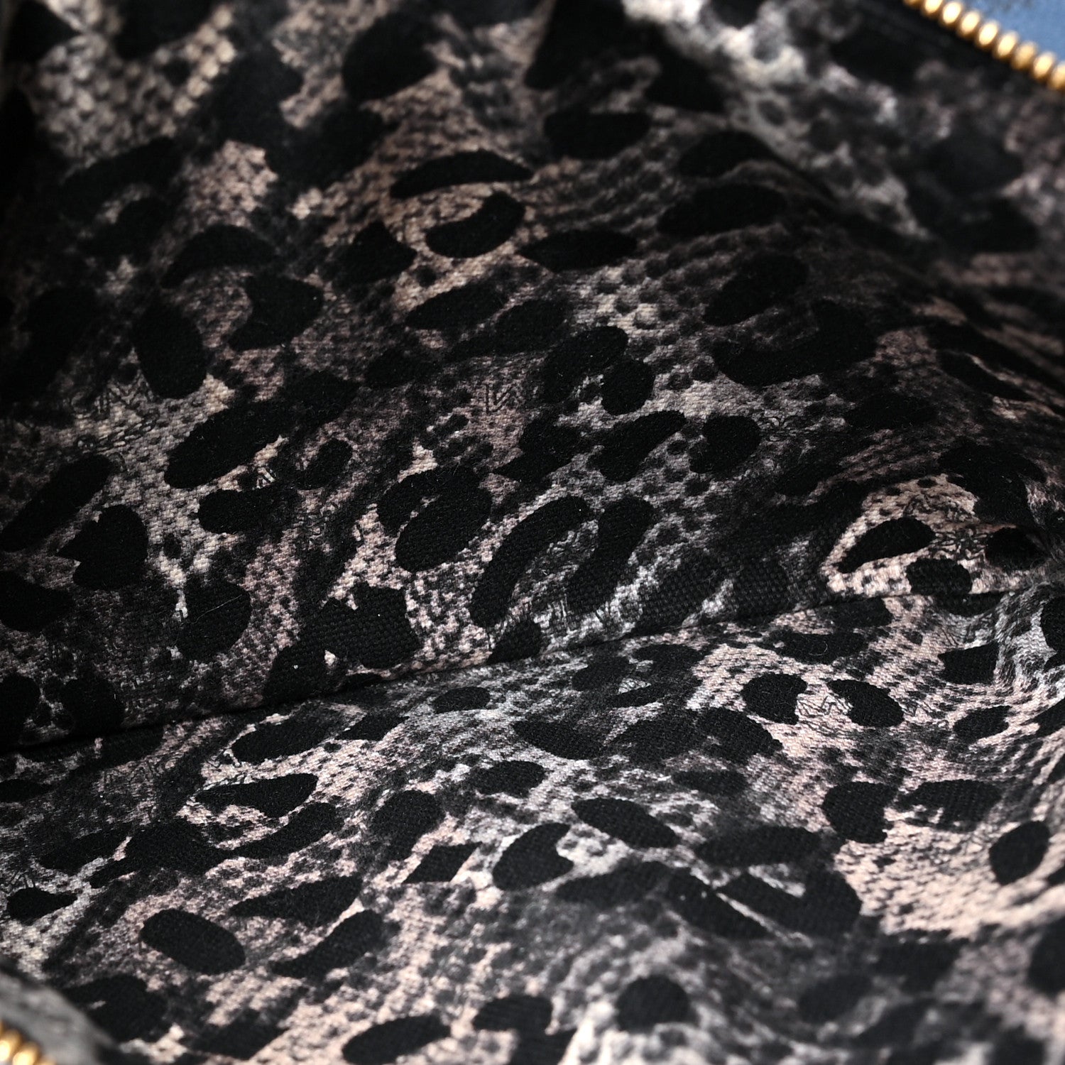 MCM Visetos Medium Project Reversible Shopper Tote Blue 7 of 16