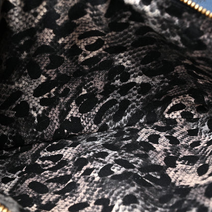 MCM Visetos Medium Project Reversible Shopper Tote Blue 7 of 16