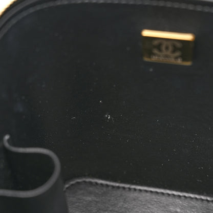 Chanel Caviar Quilted Small Vertical Vanity Case With Chain Black 11 of 11