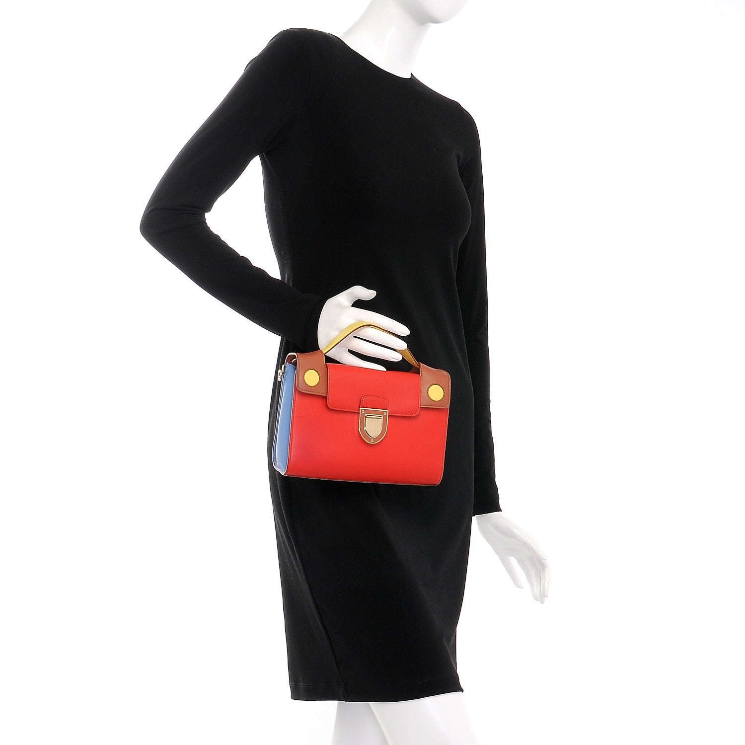 Christian Dior Calfskin Diorever Squad Flap 3 of 14