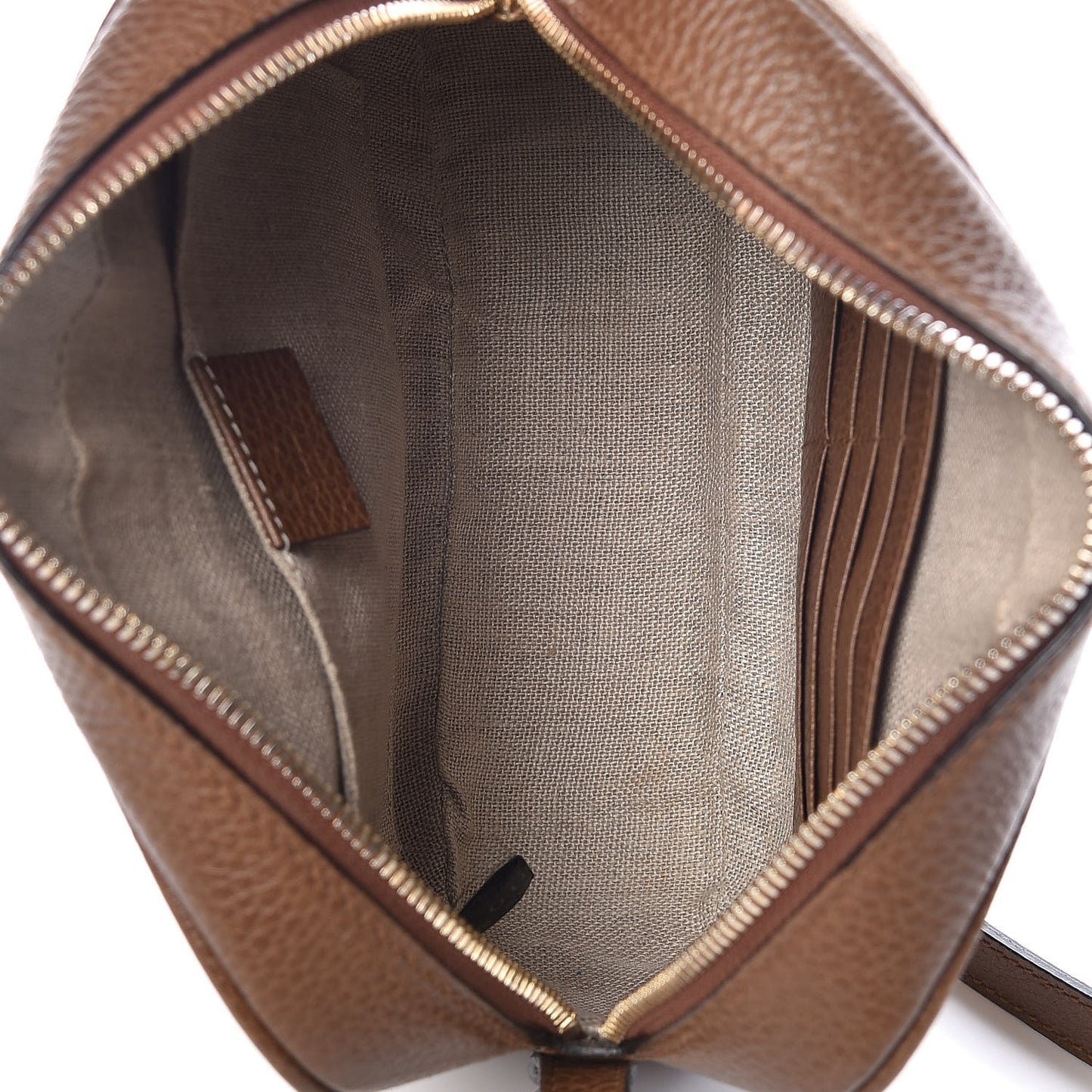Monogram Mini Bree Messenger Bag Beige Tabacco