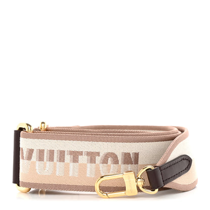 Louis Vuitton Jacquard Speedy Bandouliere 20 Shoulder Strap Beige Brown 1 of 4
