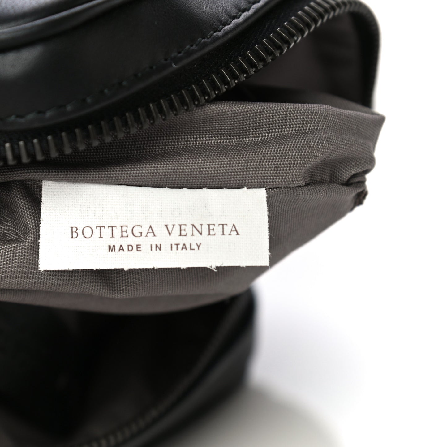 Nappa Intrecciato Belt Bag Black