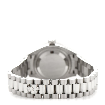 Rolex Platinum Diamond Mother of Pearl 28mm Oyster Perpetual Datejust Watch 279136RBR 3 of 5