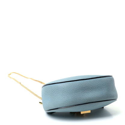Chloe Grained Lambskin Mini Drew Shoulder Bag Cloudy Blue 3 of 5